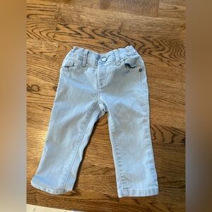 Toddler girl skinny jeans light denim